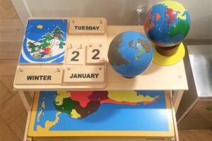 Montessori-Material zur Erkundung der Welt - international bilingual montessori school - Frankfurt