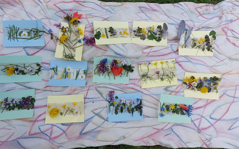 Nature-Aftrenoon-Blumencollage