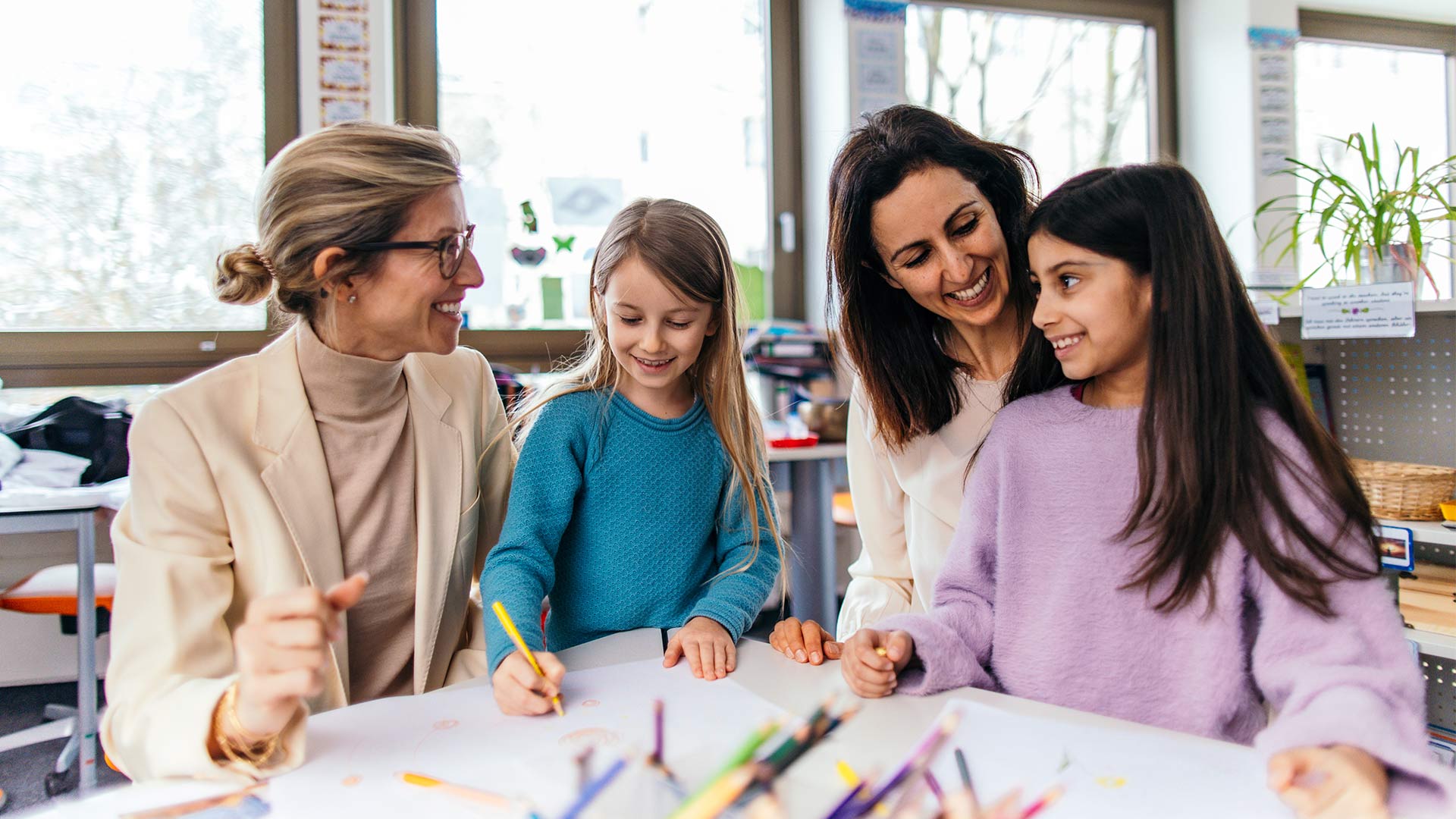 Klassenzimmer der ibms Grundschule